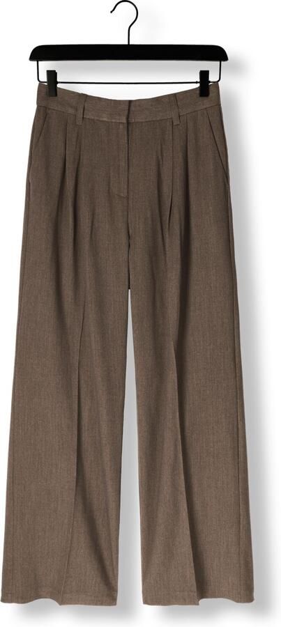 OBJECT Dames Broeken Objkara Hw Straight Pant 142 Bruin - Foto 4