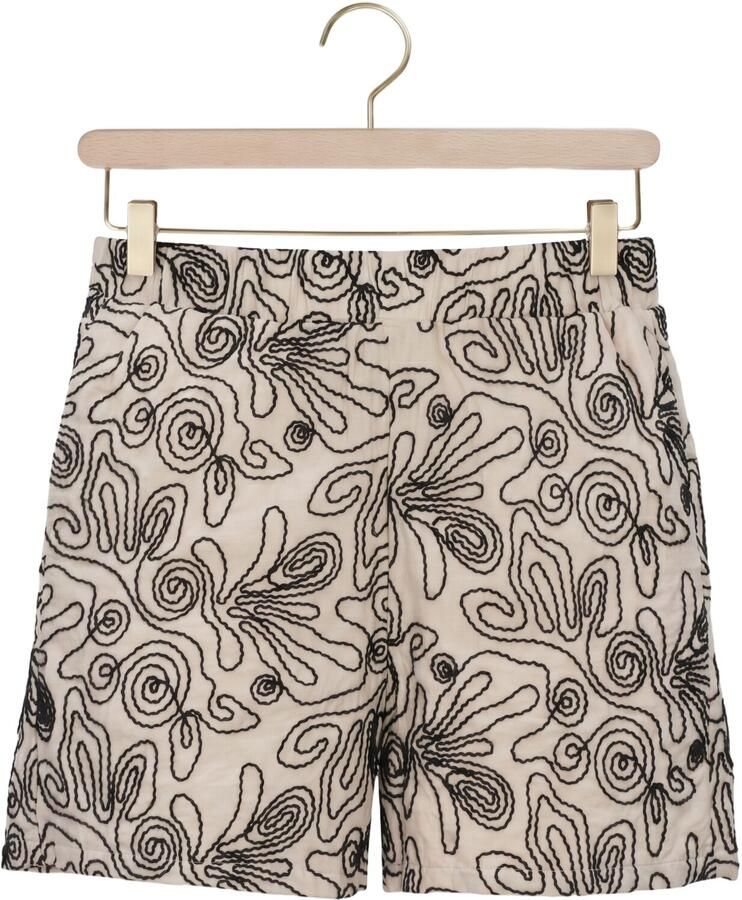 OBJECT Dames Broeken Objkerry Hw Shorts Ecru - Foto 2
