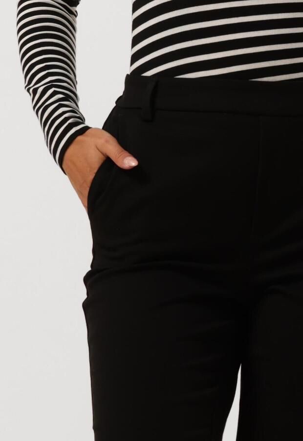 OBJECT Dames Broeken Objlisa Mw Flared Pants Zwart