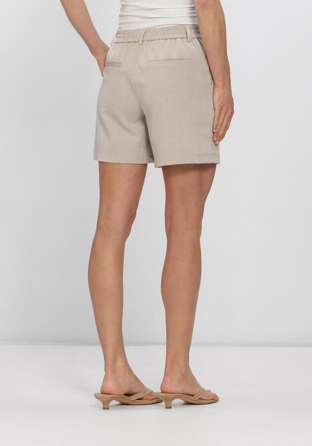OBJECT Dames Broeken Objlisa Mw Re Shorts Beige - Foto 3