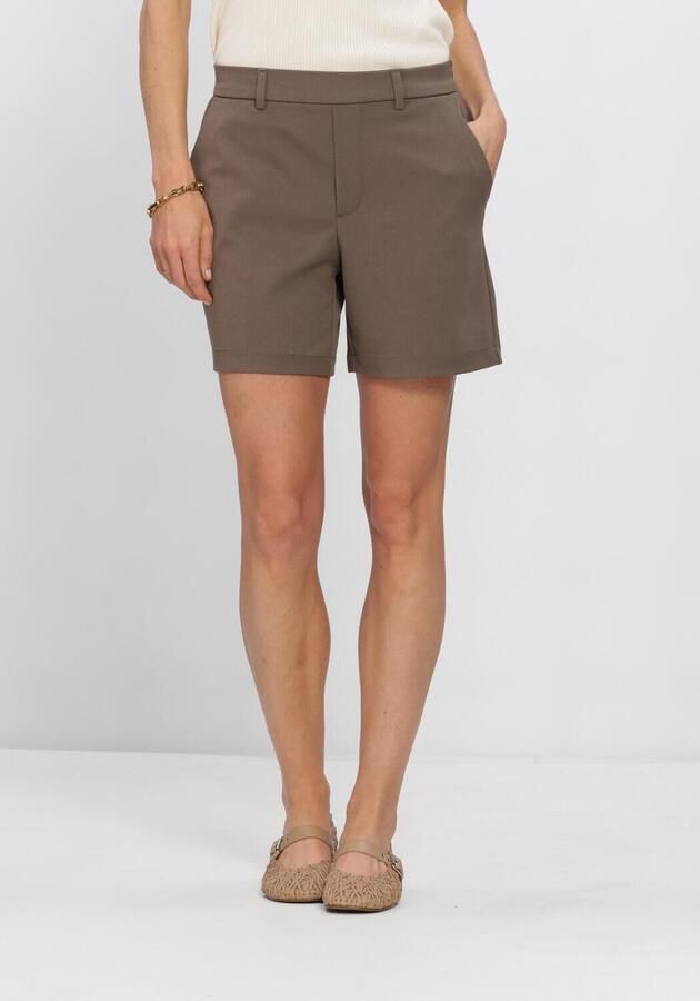 OBJECT Dames Broeken Objlisa Mw Re Shorts Taupe