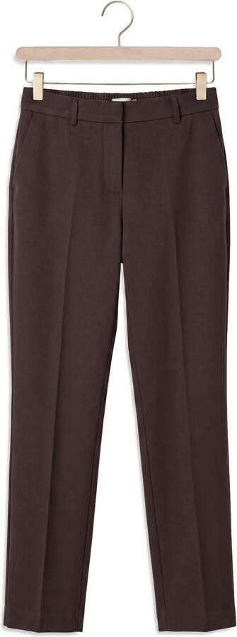 OBJECT Dames Broeken Objlisa Mw Straight Pant Noos Bruin - Foto 4