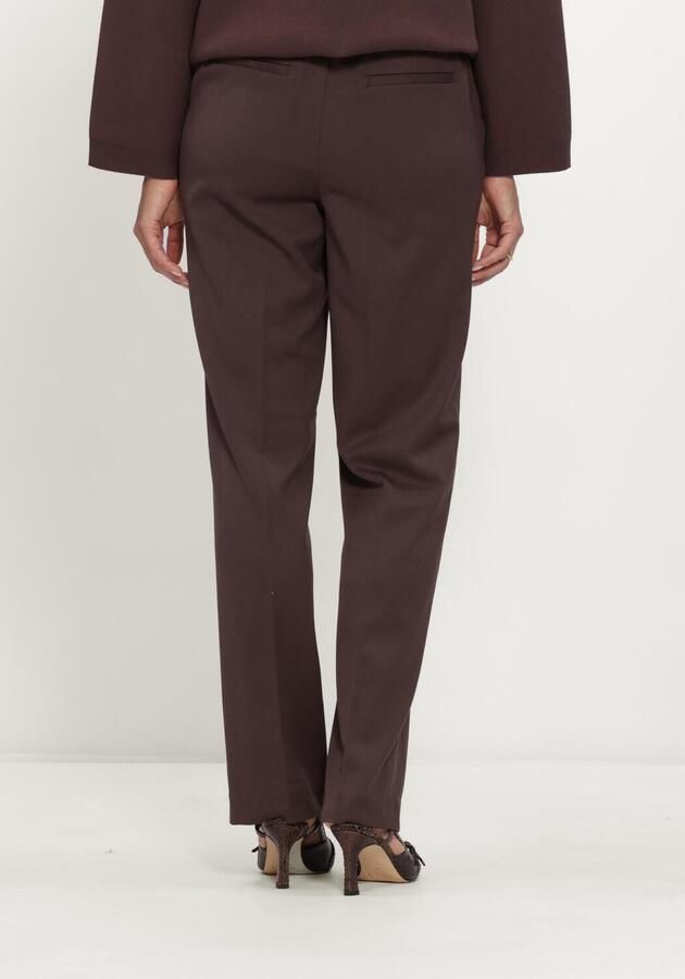 OBJECT Dames Broeken Objlisa Mw Straight Pant Noos Bruin - Foto 2