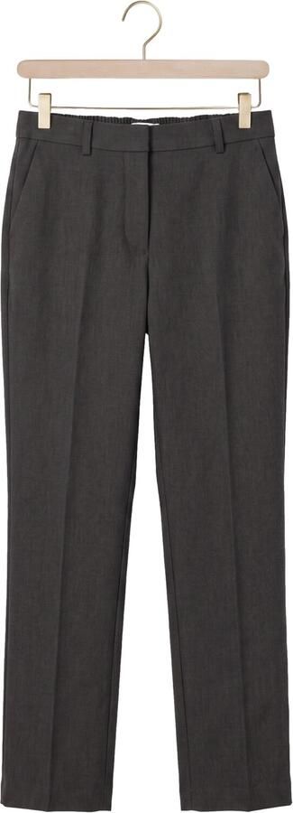 OBJECT Dames Broeken Objlisa Mw Straight Pant Noos Donkergrijs - Foto 4