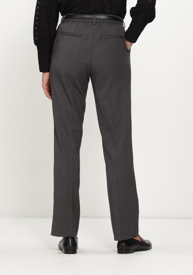 OBJECT Dames Broeken Objlisa Mw Straight Pant Noos Donkergrijs - Foto 2