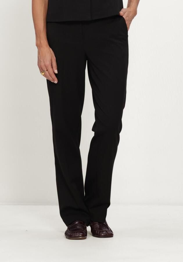 OBJECT Dames Broeken Objlisa Mw Straight Pant Noos Zwart