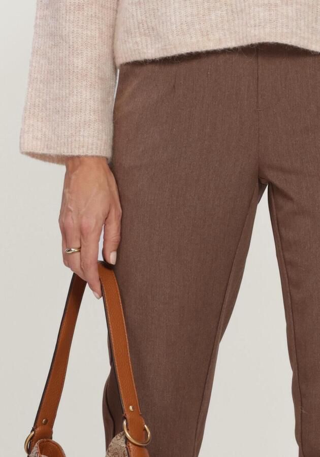 OBJECT Dames Broeken Objlisa Slim Pant Noos Bruin - Foto 3