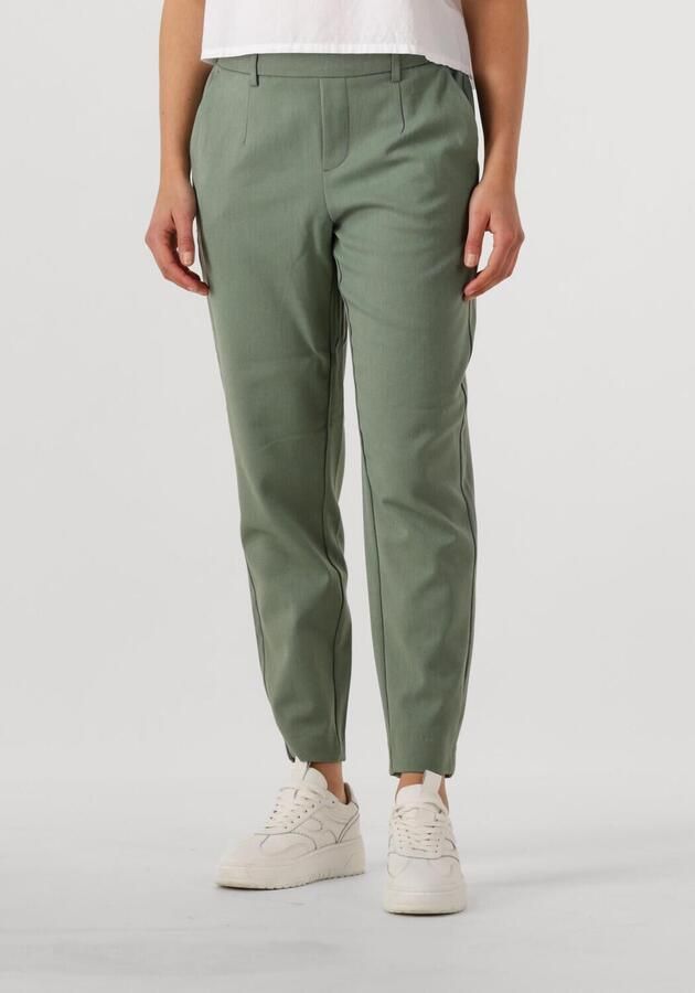 Object Groene Slim Pantalon voor Vrouwen Green Dames - Foto 4