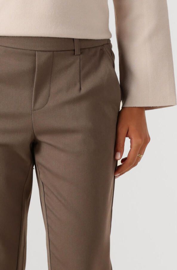 OBJECT Dames Broeken Objlisa Slim Pant Taupe - Foto 5