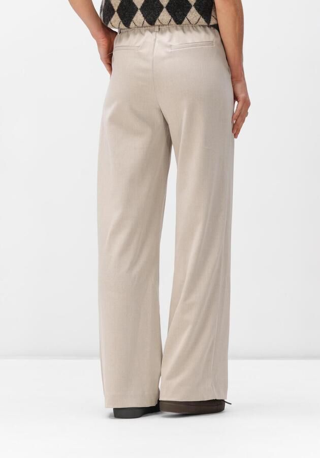 OBJECT Dames Broeken Objlisa Wide Pant Beige - Foto 2