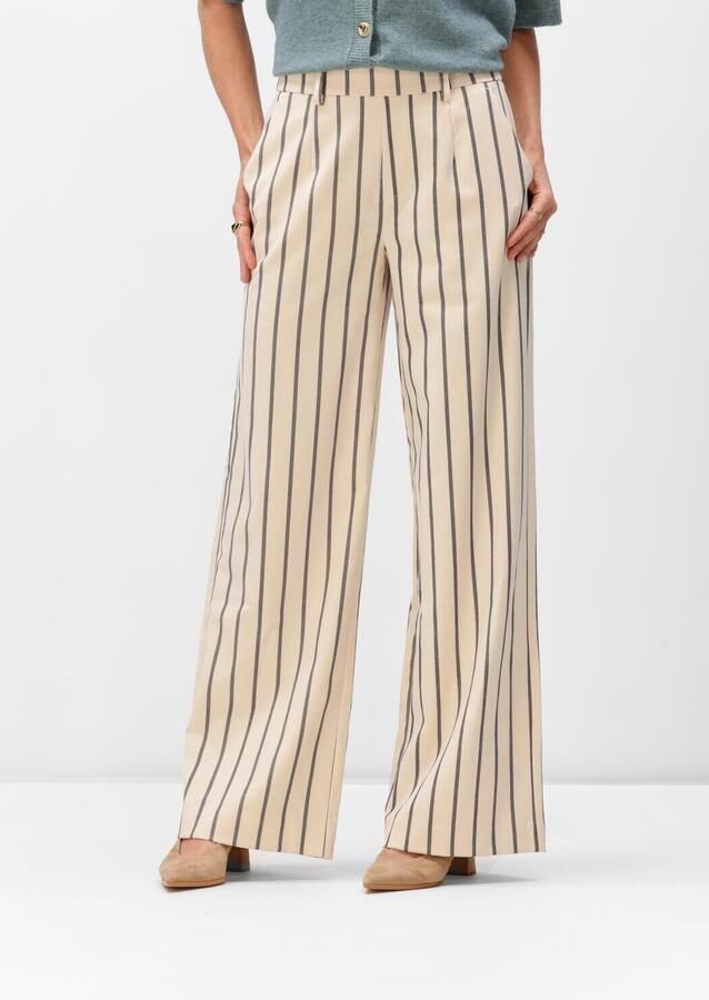 OBJECT Dames Broeken Objlisa Wide Pant Beige