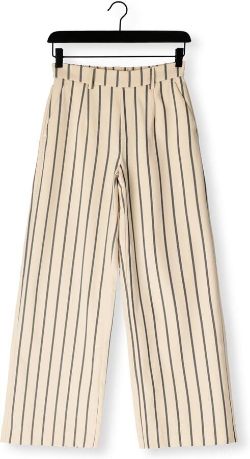 OBJECT Dames Broeken Objlisa Wide Pant Beige - Foto 4
