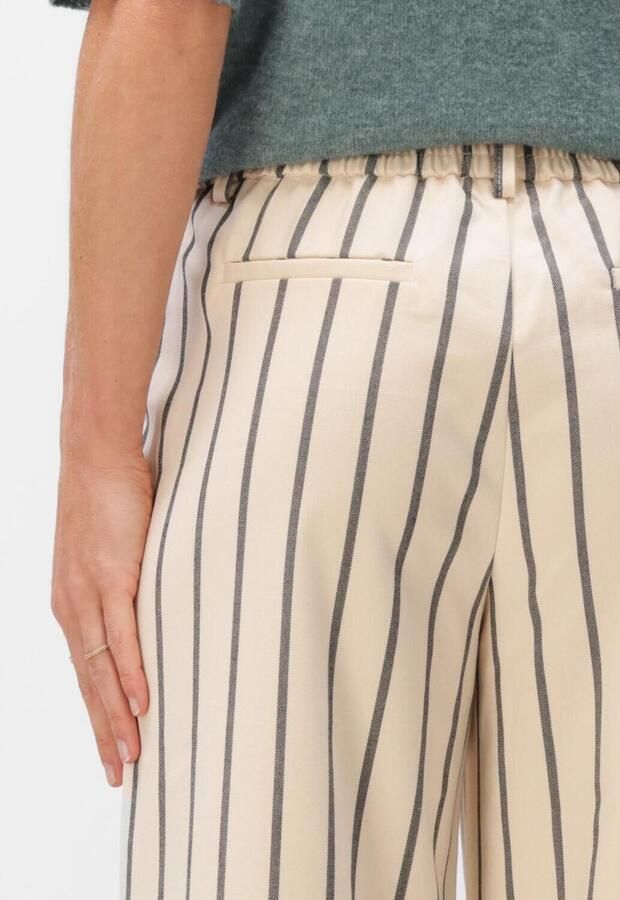 OBJECT Dames Broeken Objlisa Wide Pant Beige - Foto 3