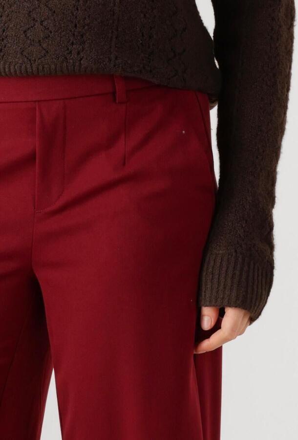 OBJECT Dames Broeken Objlisa Wide Pant Bordeaux - Foto 2