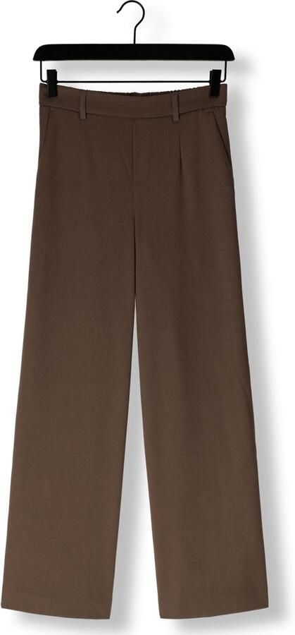 OBJECT Dames Broeken Objlisa Wide Pant Bruin - Foto 3