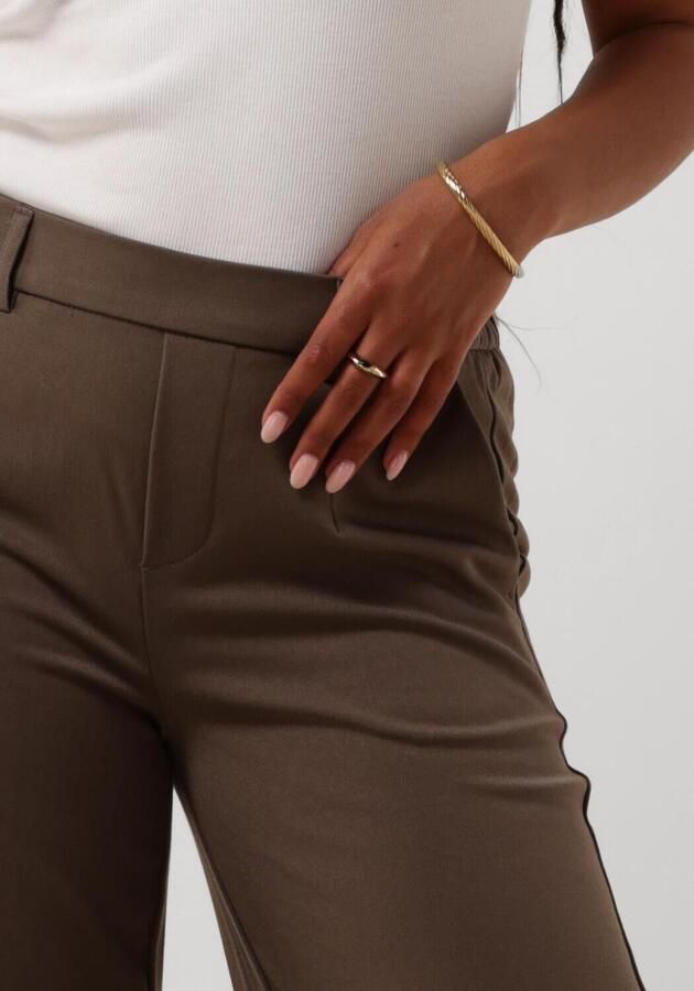 OBJECT Dames Broeken Objlisa Wide Pant Bruin - Foto 2