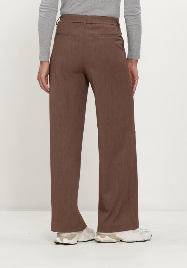 OBJECT Dames Broeken Objlisa Wide Pant Bruin - Foto 2