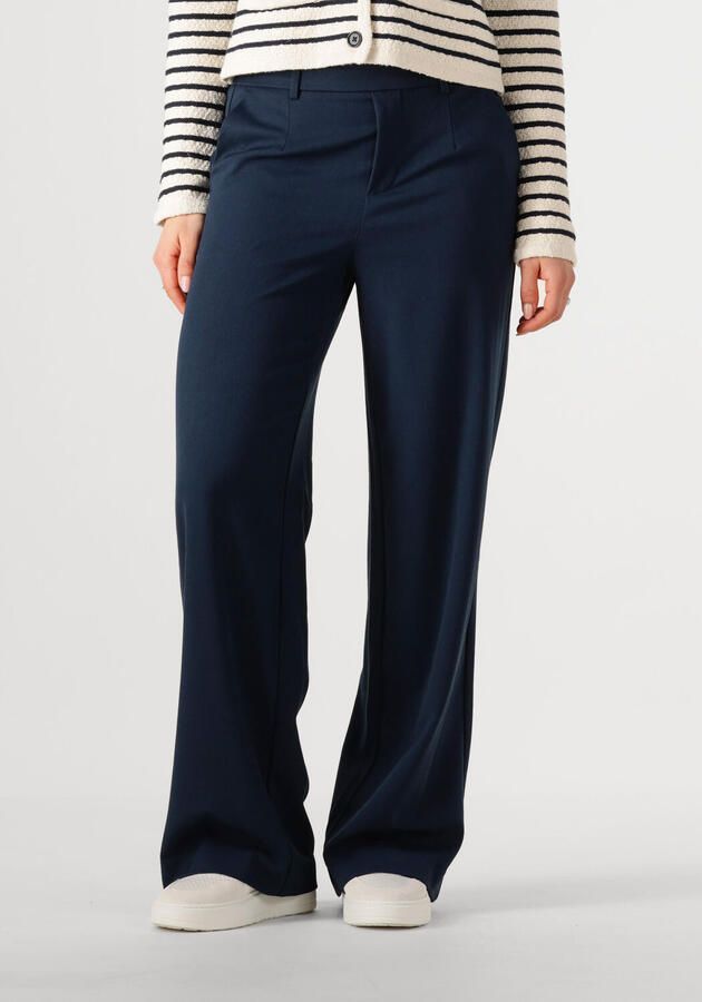 OBJECT Dames Broeken Objlisa Wide Pant Donkerblauw - Foto 4