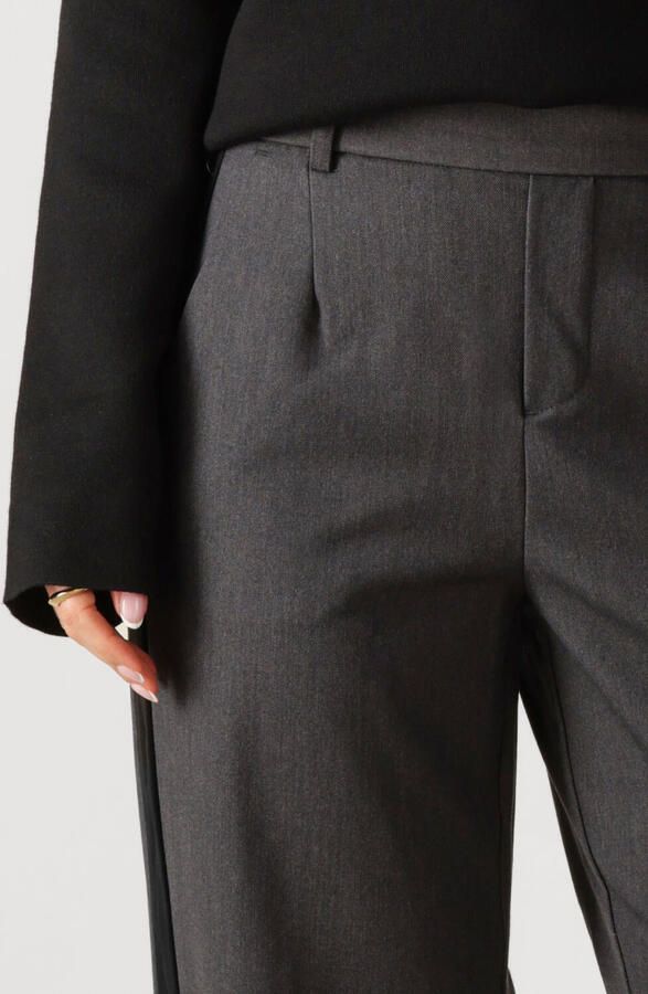 OBJECT Dames Broeken Objlisa Wide Pant Donkergrijs - Foto 2