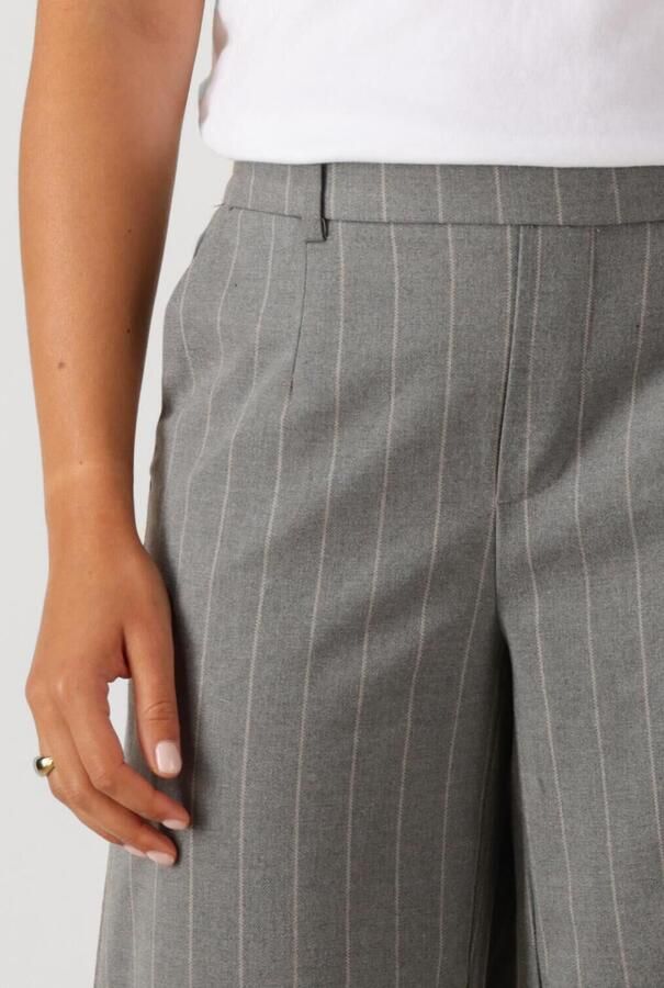 OBJECT Dames Broeken Objlisa Wide Pant Grijs - Foto 2