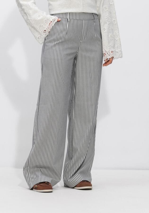OBJECT OBJLISA wide leg regular waist pantalon wit
