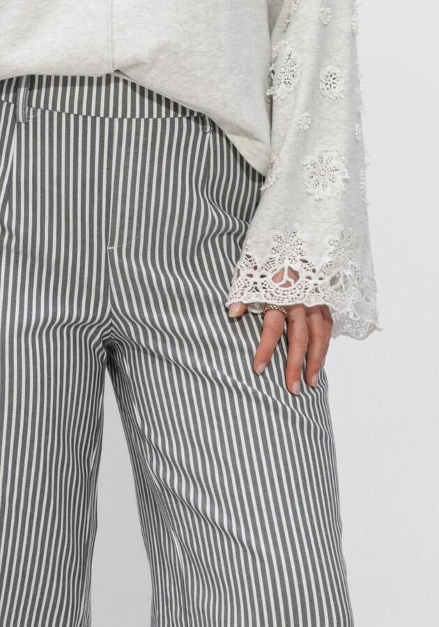 OBJECT OBJLISA wide leg regular waist pantalon wit - Foto 3