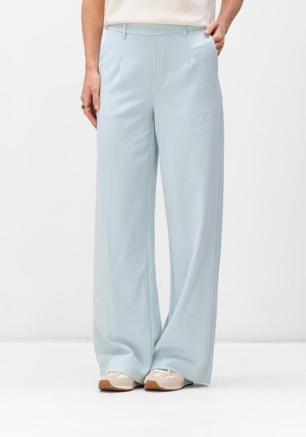 OBJECT Dames Broeken Objlisa Wide Pant Lichtblauw