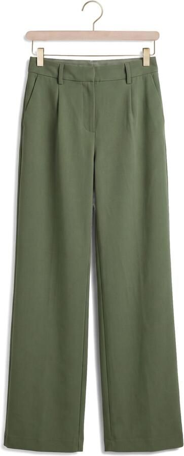 OBJECT Dames Broeken Objlisa Wide Pant Noos Groen - Foto 4