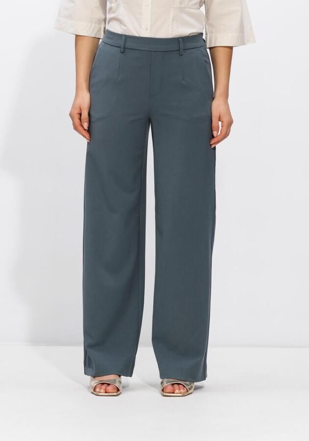 OBJECT Dames Broeken Objlisa Wide Pant Petrol
