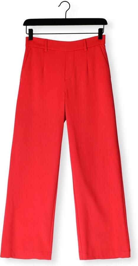 OBJECT Dames Broeken Objlisa Wide Pant Rood - Foto 4