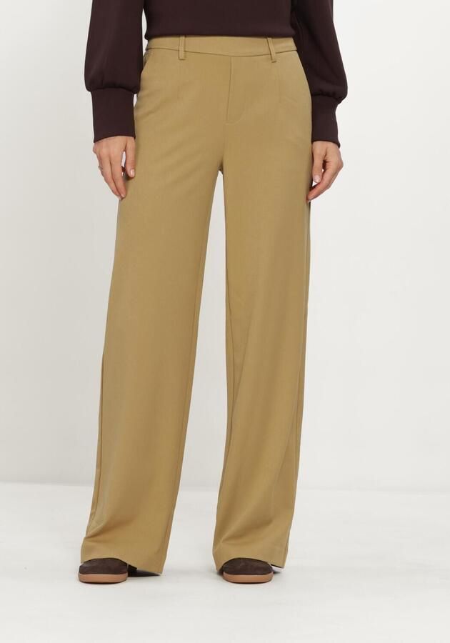 OBJECT Dames Broeken Objlisa Wide Pant Zand