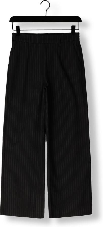 OBJECT wide leg pantalon met krijtstreep OBJLISA - Foto 3