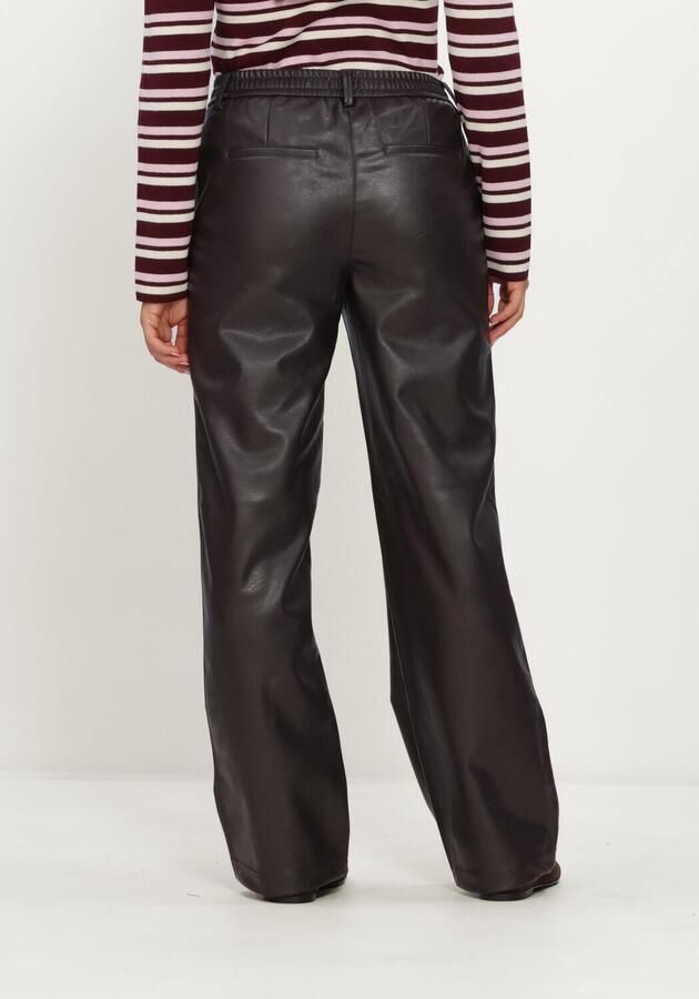 OBJECT Dames Broeken Objliva Mw Wide Pants Noos Bruin - Foto 2