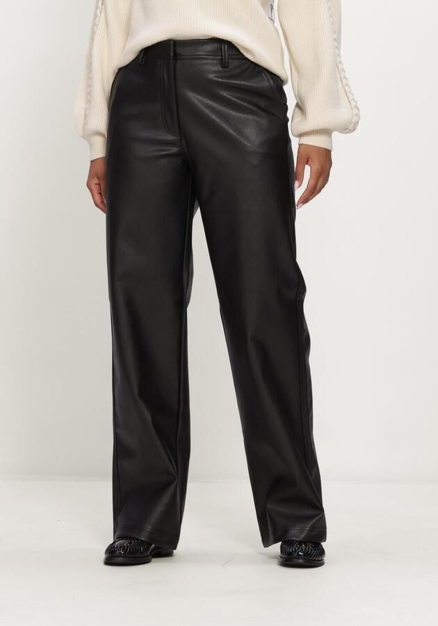 OBJECT Dames Broeken Objliva Mw Wide Pants Noos Zwart