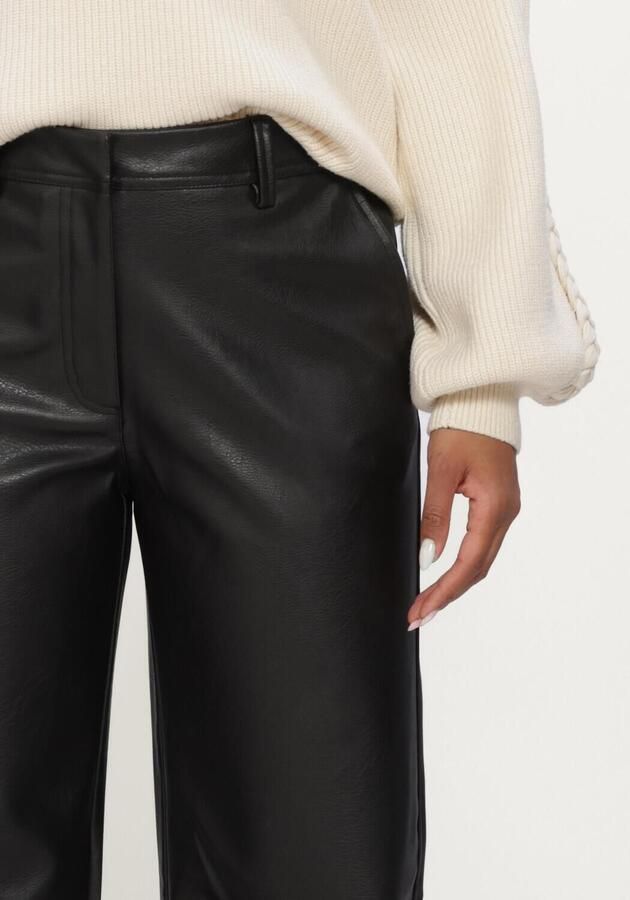 OBJECT Dames Broeken Objliva Mw Wide Pants Noos Zwart - Foto 4