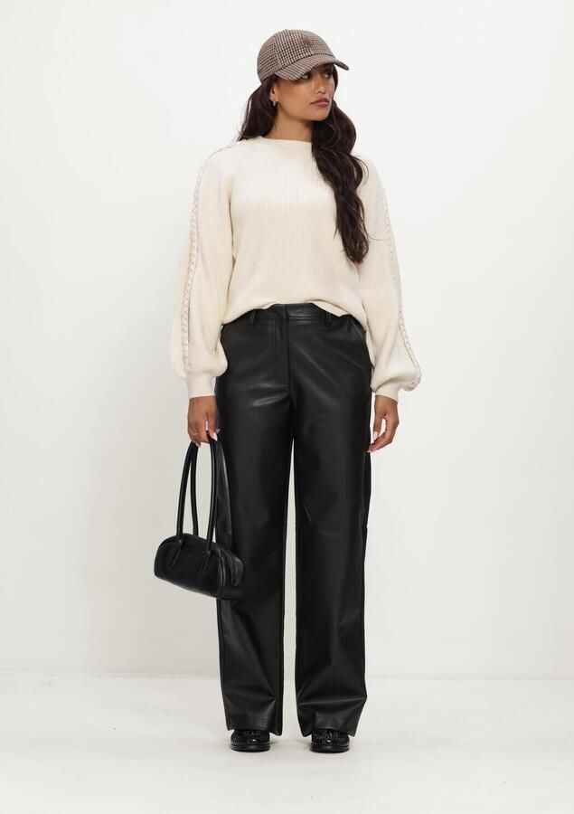 OBJECT Dames Broeken Objliva Mw Wide Pants Noos Zwart - Foto 2