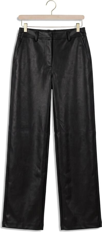 OBJECT Dames Broeken Objliva Mw Wide Pants Noos Zwart - Foto 4