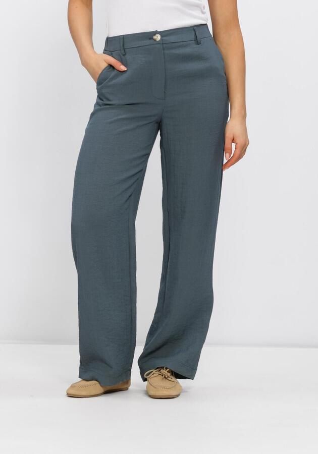 OBJECT Dames Broeken Objrini Mw Lo Wide Pant Petrol