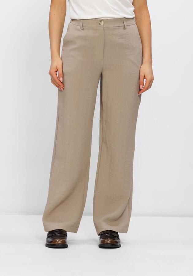 OBJECT Dames Broeken Objrini Mw Lo Wide Pant Zand