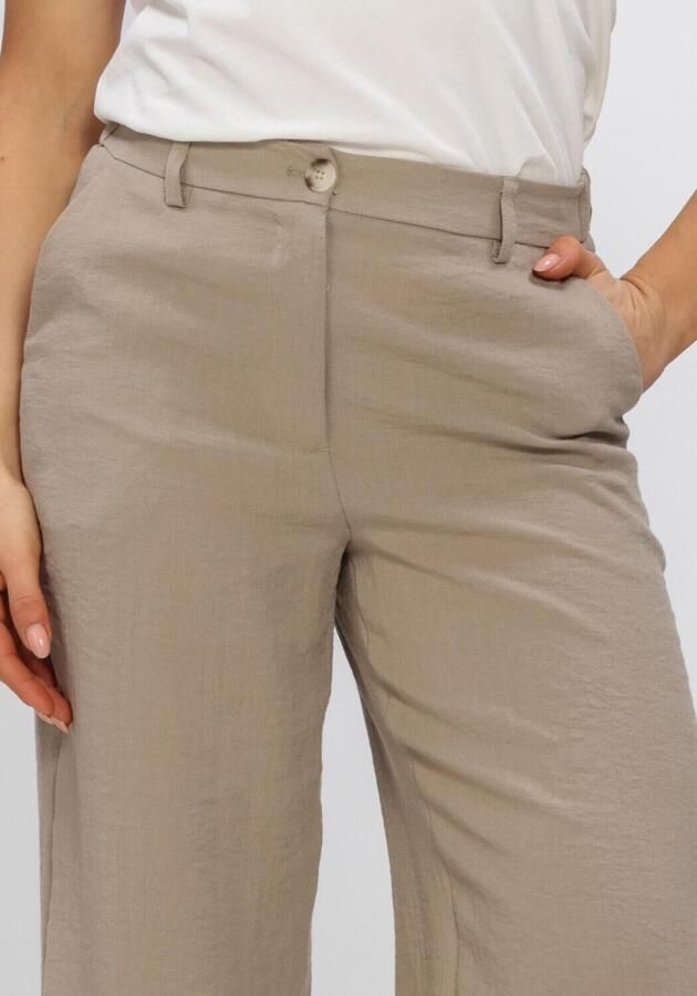 OBJECT Dames Broeken Objrini Mw Lo Wide Pant Zand - Foto 3