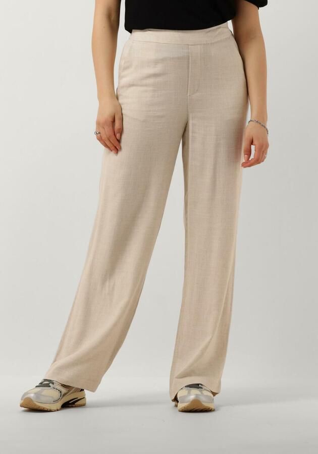 Object Wide leg stoffen broek met elastische band model 'Sanne Aline'