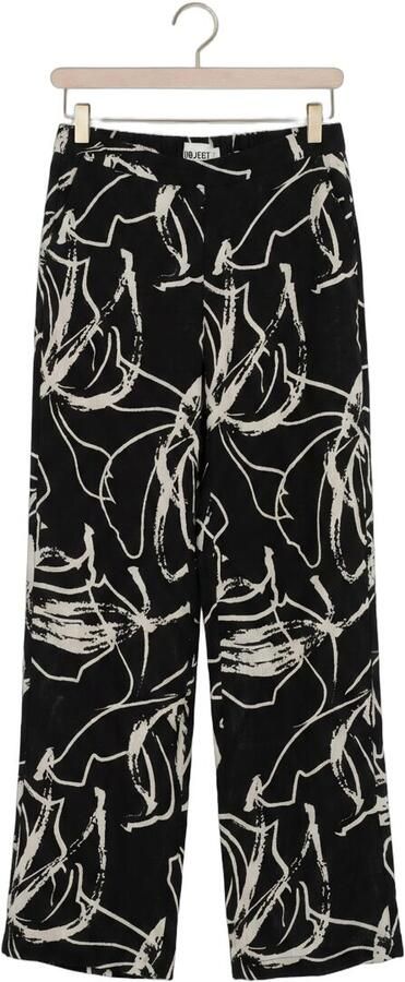 OBJECT straight regular waist gestreepte casual broek - Foto 4