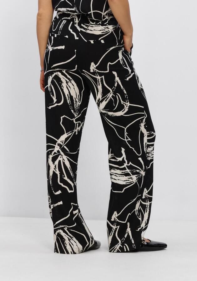 OBJECT straight regular waist gestreepte casual broek - Foto 2