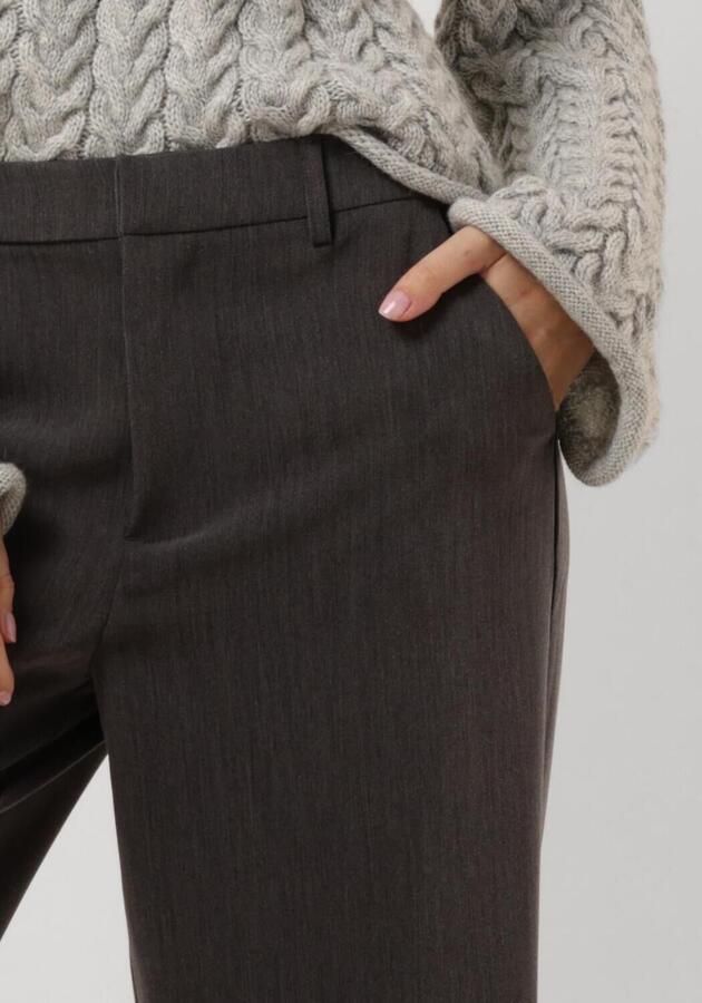 OBJECT Dames Broeken Objsigrid Hw Casual Pant Noos Grijs - Foto 2