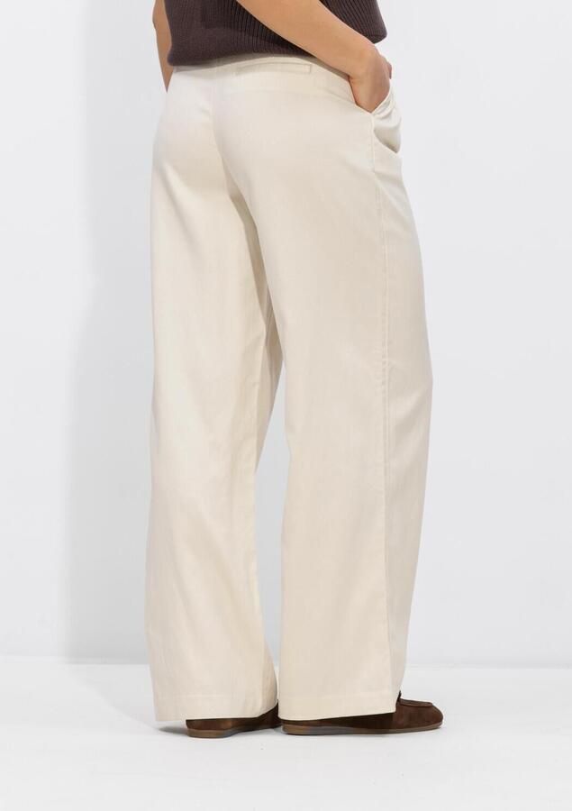 OBJECT Dames Broeken Objtuba Mw Lo Wide Pant Ecru - Foto 2