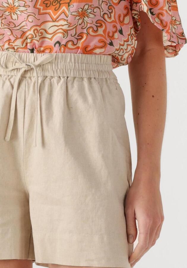 OBJECT Dames Broeken Objviggo Mw Lo Shorts Beige - Foto 3