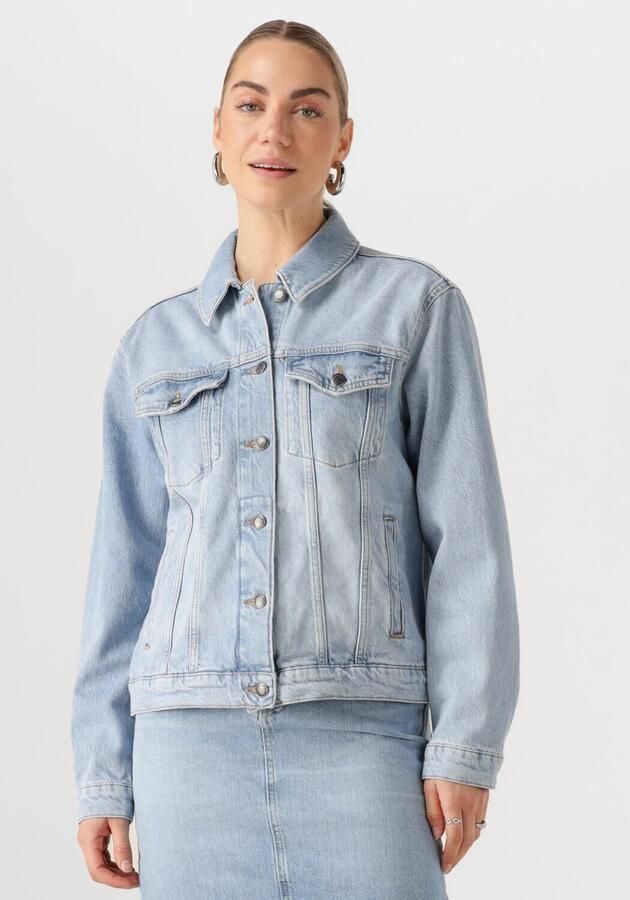 OBJECT Dames Jassen Objellen Re Denim Jacket Lichtblauw - Foto 4