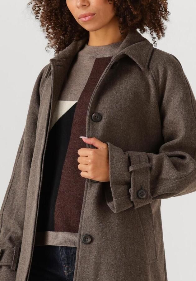 OBJECT Dames Jassen Objemma L s Coat Taupe - Foto 2