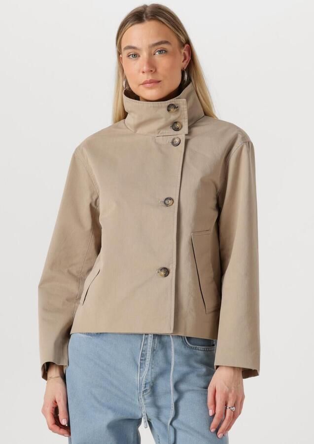 OBJECT Dames Jassen Objgro Re Short Jacket Taupe