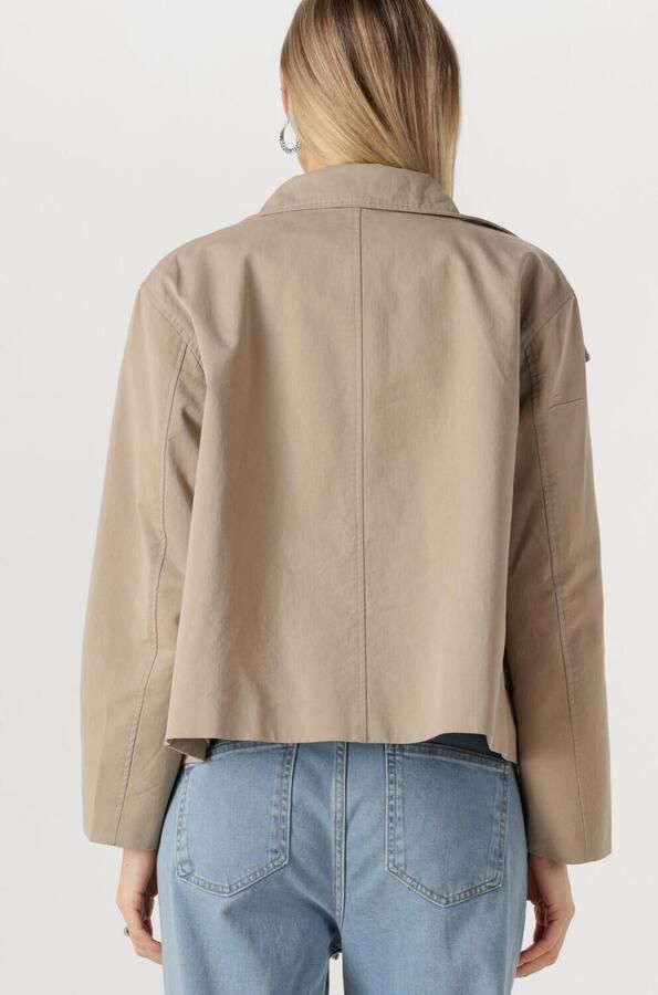 OBJECT Dames Jassen Objgro Re Short Jacket Taupe - Foto 4